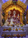 Shri Harikrishna Maharaj, and Shri Krishna Bhagwan and Radhaji